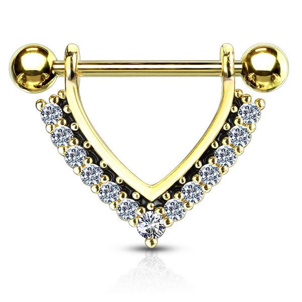 Nipple Barbells - Nipple Rings-Glitters