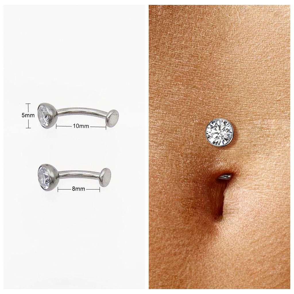 Titanium Floating Belly Navel Ring