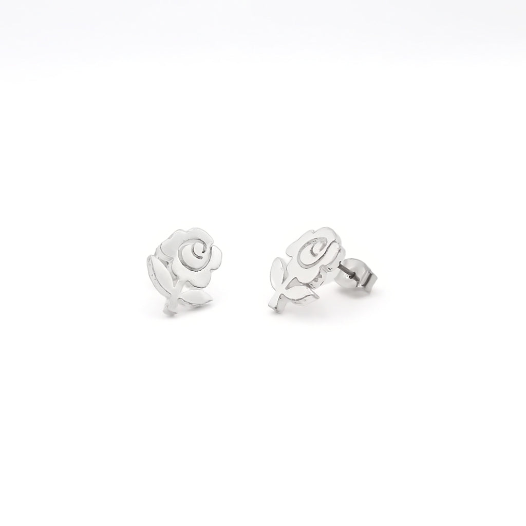 Rose Stud Earrings