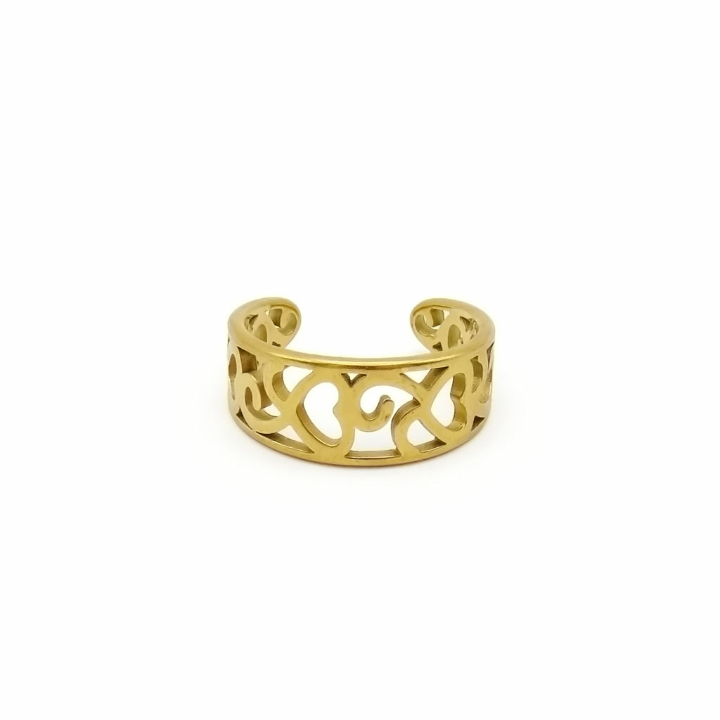 Stainless Steel Hollow Filigree Band Toe Ring-Toe Ring-4-Glitters