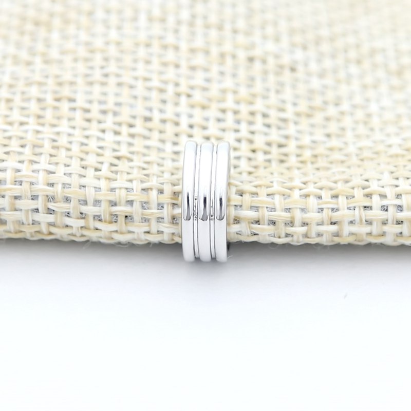 Grooves Carved Ear Cuff - Silver-Body Piercing Jewellery, Ear Cuffs, earrings, Jewellery, Non-Pierced, Women's Earrings, Women's Jewellery-EC0090-S2-800-Glitters