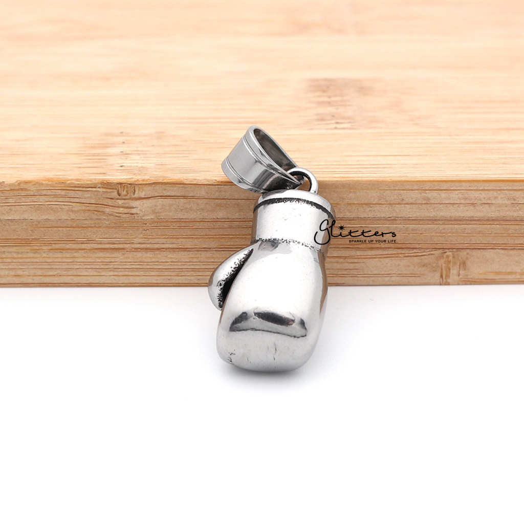 Stainless Steel Boxing Glove Pendant-Jewellery, Men's Jewellery, Men's Necklace, Necklaces, Pendants, Stainless Steel, Stainless Steel Pendant-SP0215_1000-02-Glitters