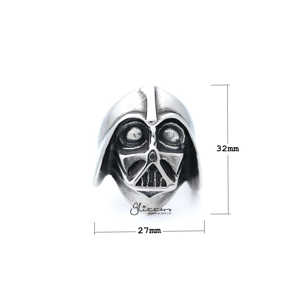 Men's Stainless Steel Darth Vader Casting Rings-Jewellery, Men's Jewellery, Men's Rings, Rings, Stainless Steel, Stainless Steel Rings-SR0143_1000-01_New-Glitters