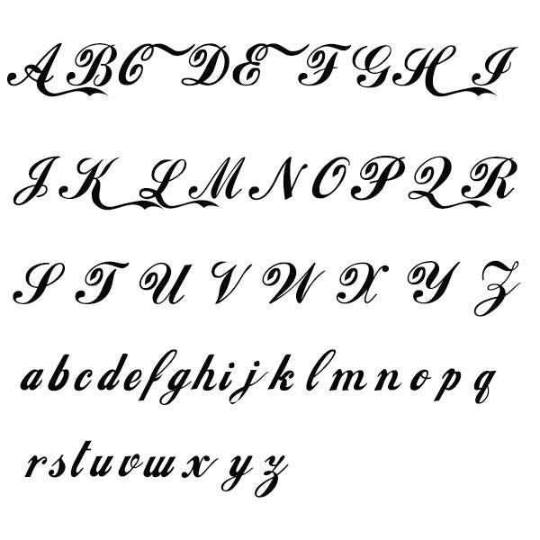 Personalized Sterling Silver Name Necklace - Font 6-name necklace, Personalized, Silver name necklace-letters-Glitters