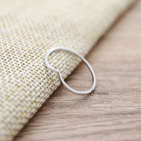 Sterling Silver V Shape Women's Rings-Jewellery, Rings, Sterling Silver Rings, Women's Jewellery, Women's Rings-ssr0006-01_600-Glitters