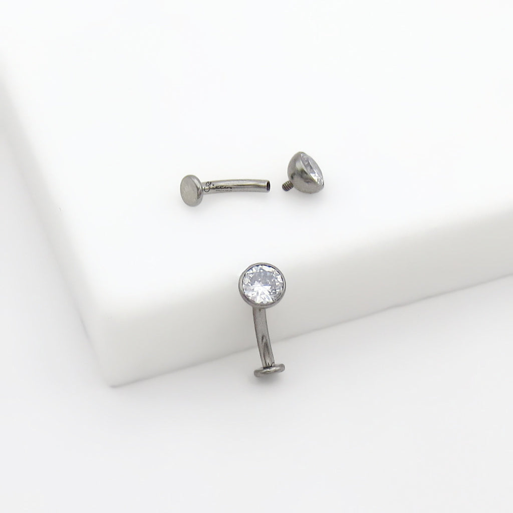 Titanium Floating Belly Navel Ring