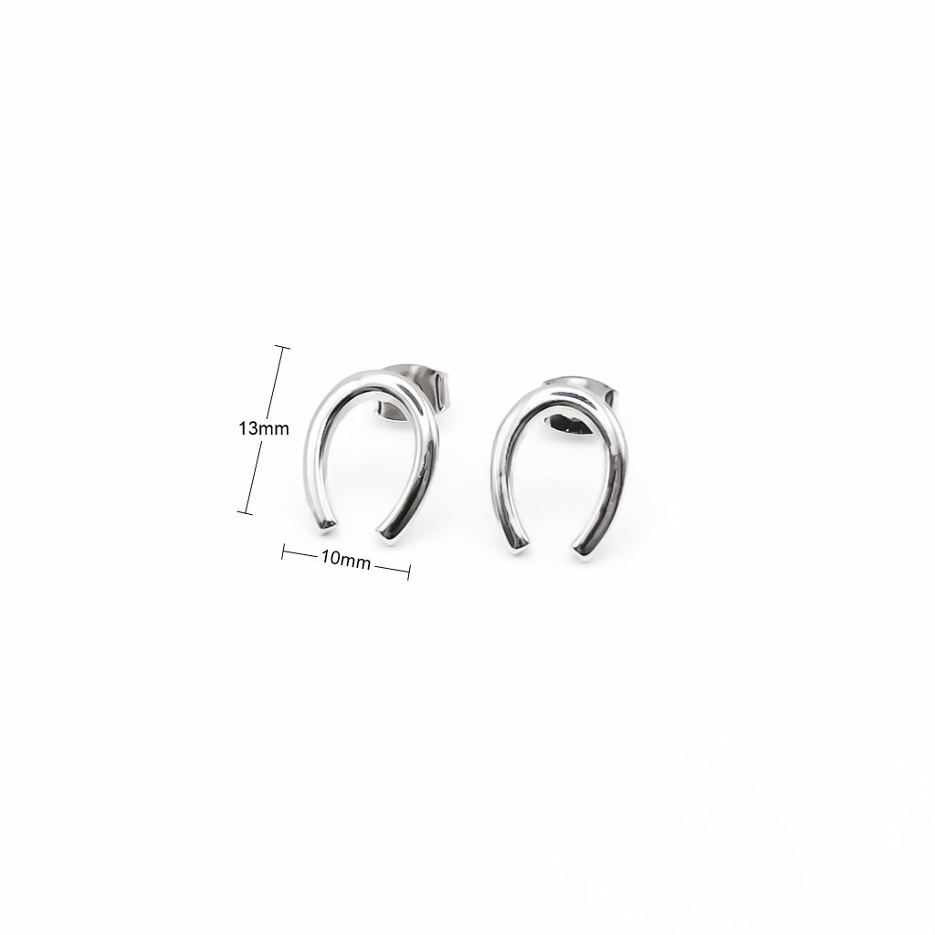 Horseshoe Stud Earrings