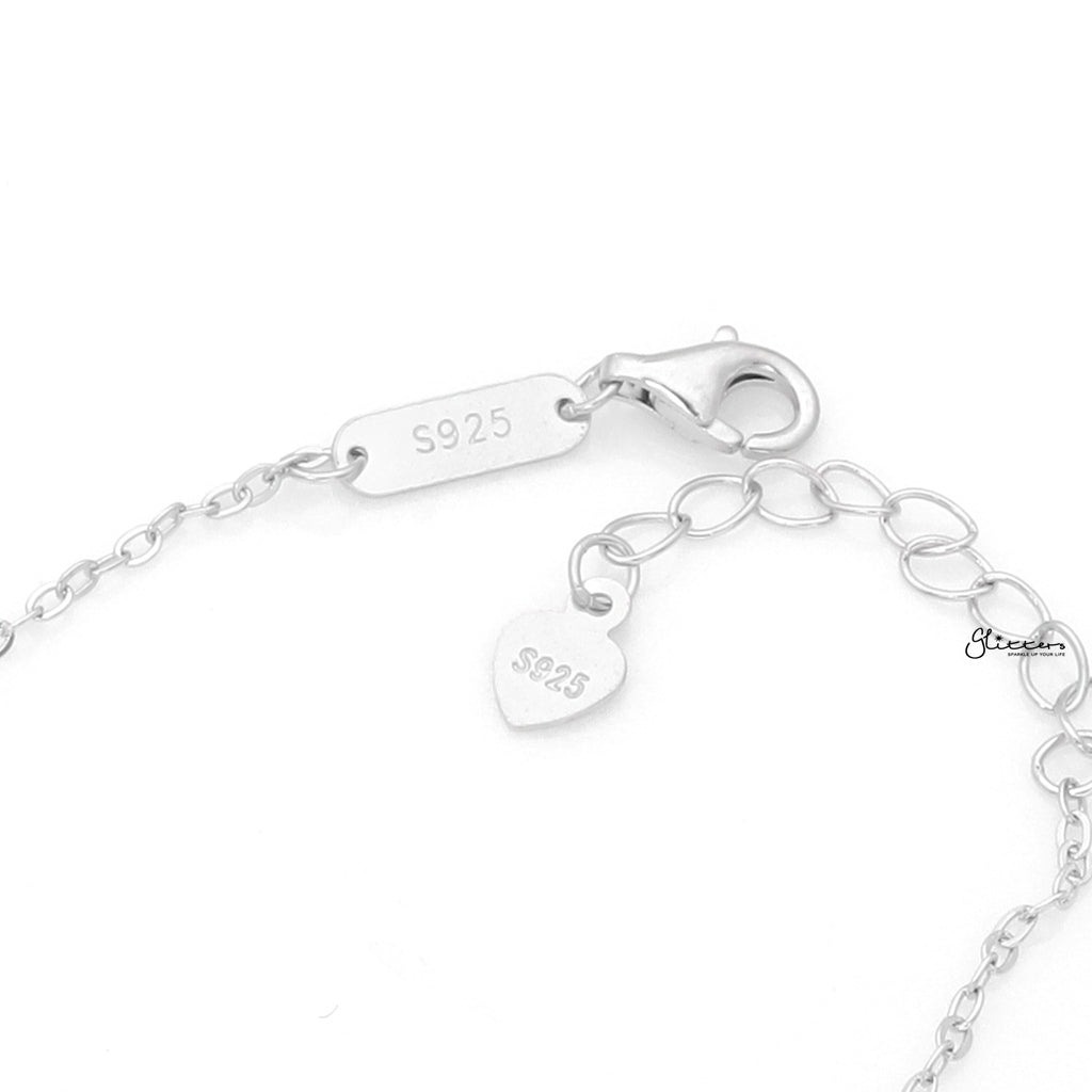 Sterling Silver Infinity Charm Bracelet-Sterling Silver Bracelets-3-Glitters