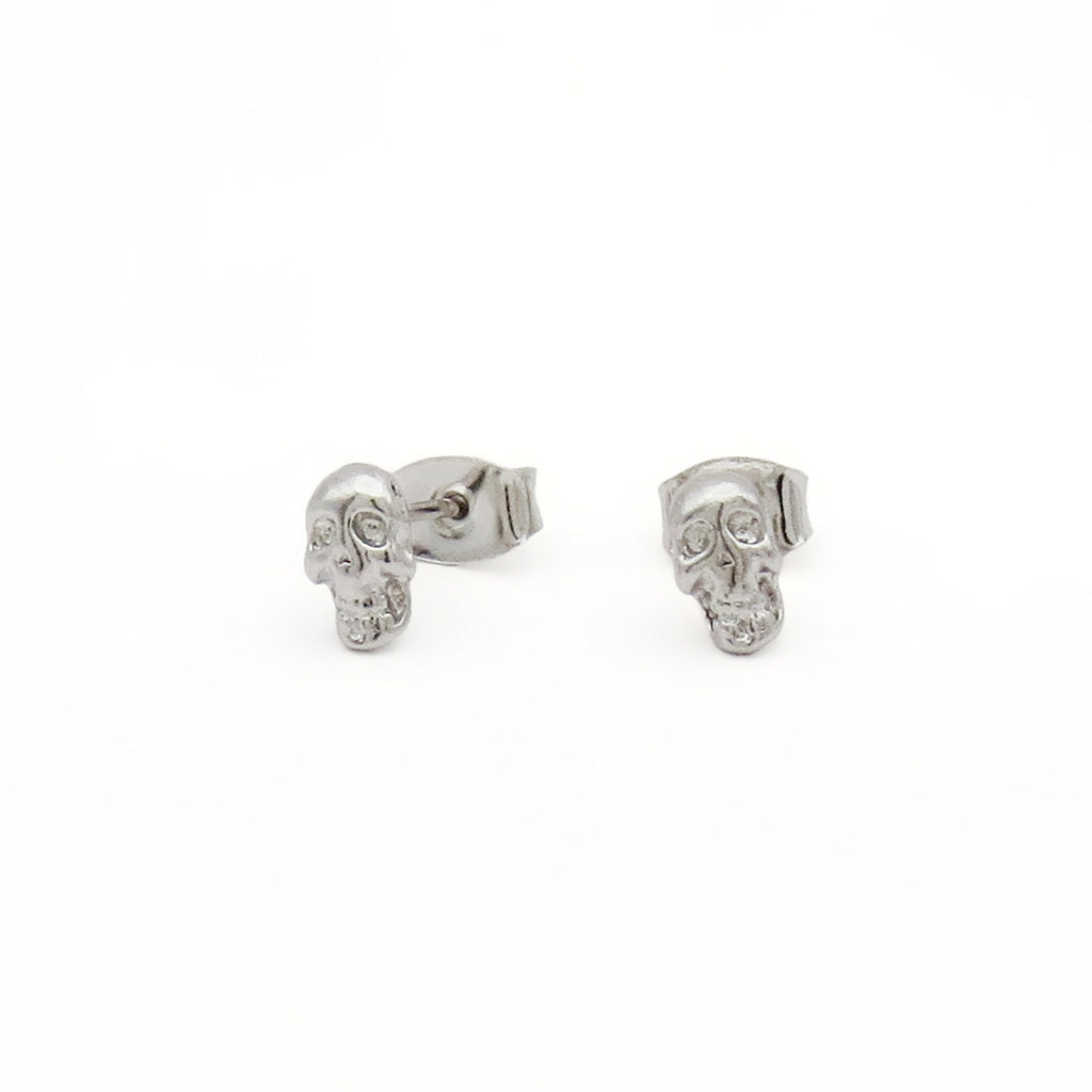 Skull Stud Earrings-Stud Earrings-2-Glitters