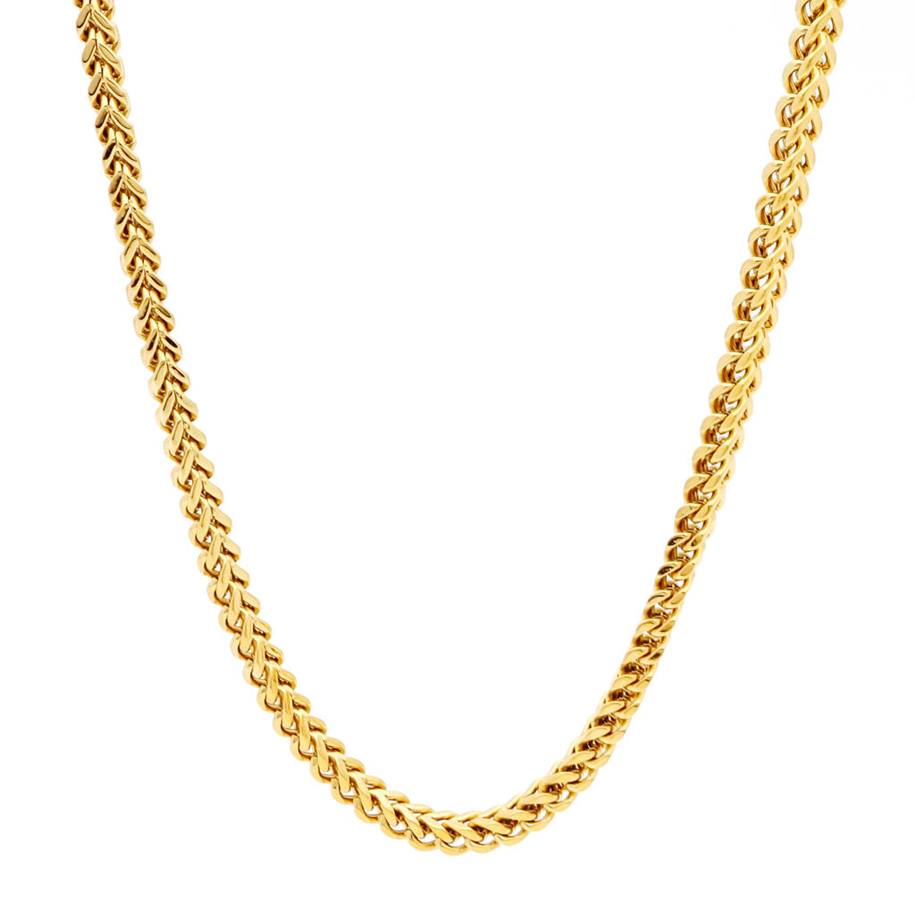 european new stainless steel gold chain