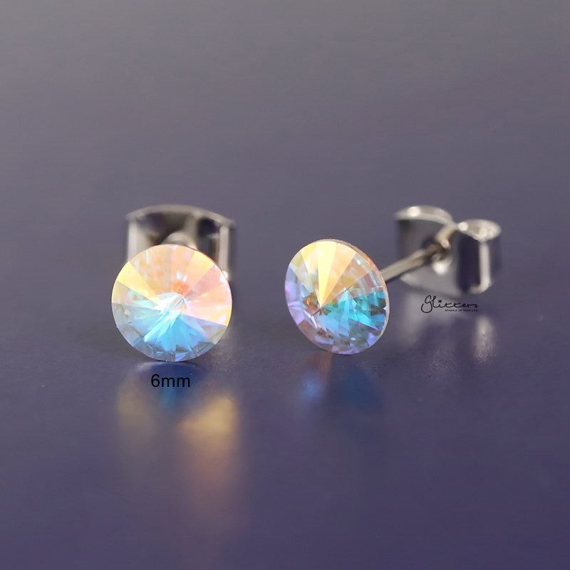 Aurora borealis swarovski crystal earrings hotsell