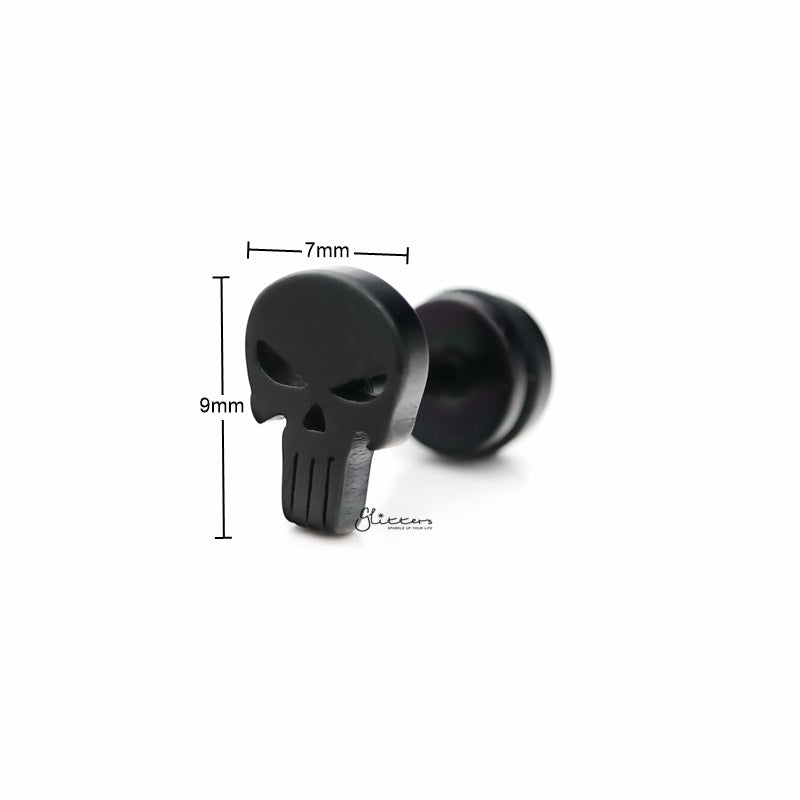Punisher earrings discount